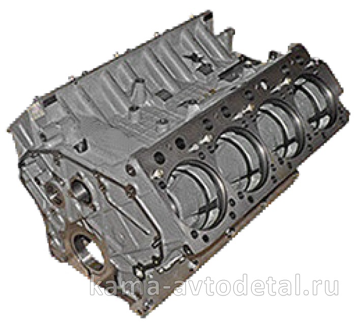 блок двигателя Е-4 740.73-1002010 с заглушками (высокопрочный чугун -ДВС более 360л.с., common rail) КамАЗ 740.73-1002010