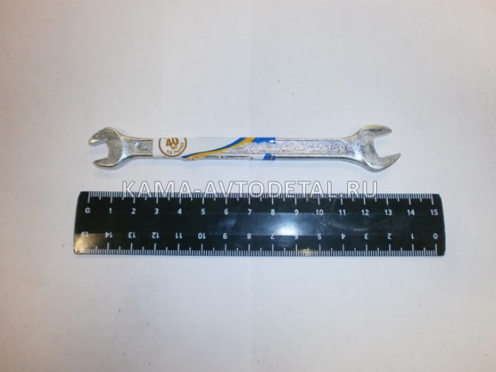 ключ рожковый 8х10 мм., цинк РОССИЯ (14336/7540810) 14336
