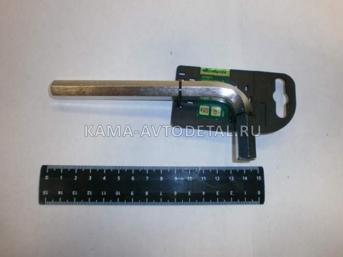 ключ имбусовый HEX, 12 мм., 45 х, закаленный, никель// СИБРТЕХ (12344) 12344