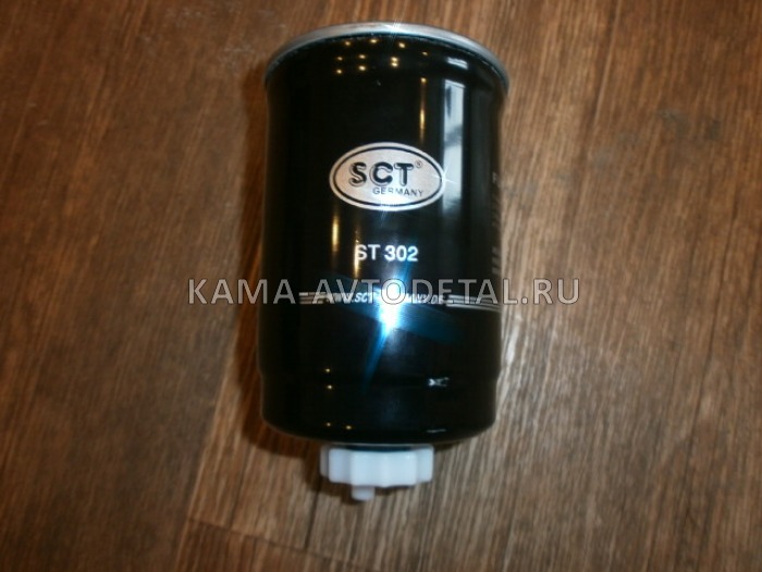 элемент Топл.Фильтра (ФТОТ) КАМАЗ Е-3 (черный"SCT"ST-302) аналог (без гарантии) ST-302