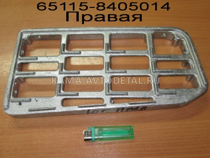 подножка кабины Евро 65115-8405014-01 верхняя ПРАВАЯ алюминиевая (эконом) 