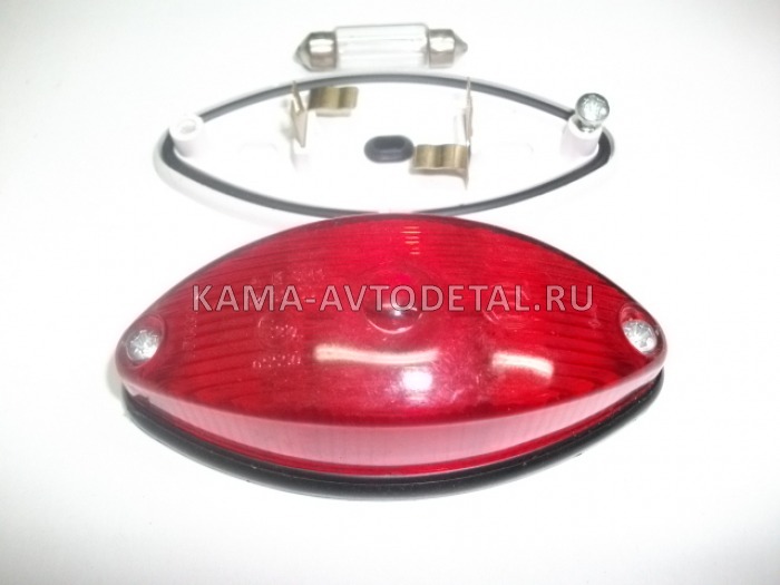 фонарь габаритный боковой ГФ-2 К-04 красный 