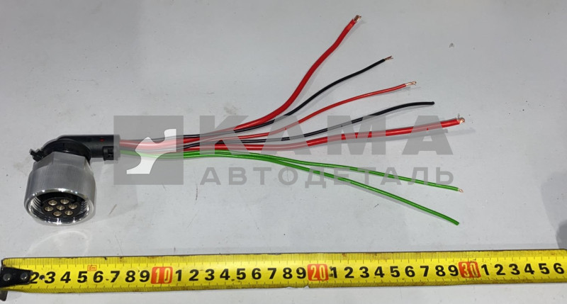 разъем на ТНВД БОШ (7 клемм,7 отв.) закручивающийся, "ГАЙКА" с проводами