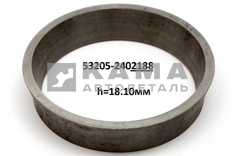 втулка редуктора заднего 53205-2402188 h=18,10 мм.(распорная 017 шестерни,труба низ/перем. диаметр)