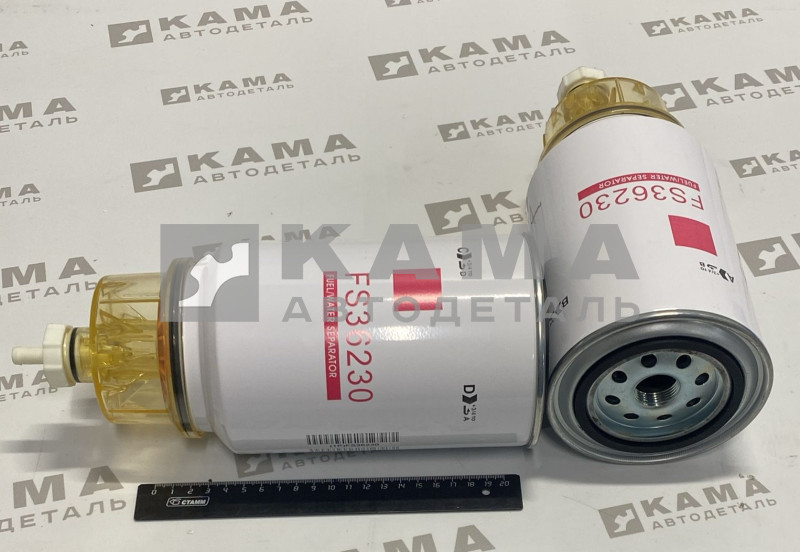 элемент фильтра КАММИНС топливный FS-36230 ЭКОНОМ (с отстойником, ФГОТ с сливом) 5300516