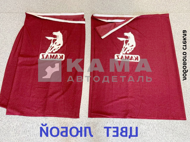 шторы кабины ЛОБОВОГО стекла с Наклейкой, к-т 2 шт. (110х210см)