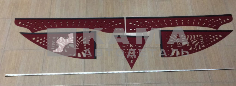 шторы К-Т из 2-х:"ДУПЛЕКС" 2-х сторонние (Лобового+Бокового стекла (Бондо))