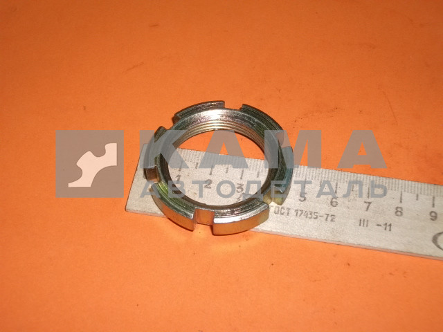 гайка круглая компрессора (шестерни коленвала) М33х1,5-6Н 853506 (Д.наруж.46)