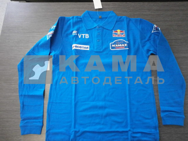 Футболка поло с длинным рукавом "КАМАЗ-МАСТЕР" размер M