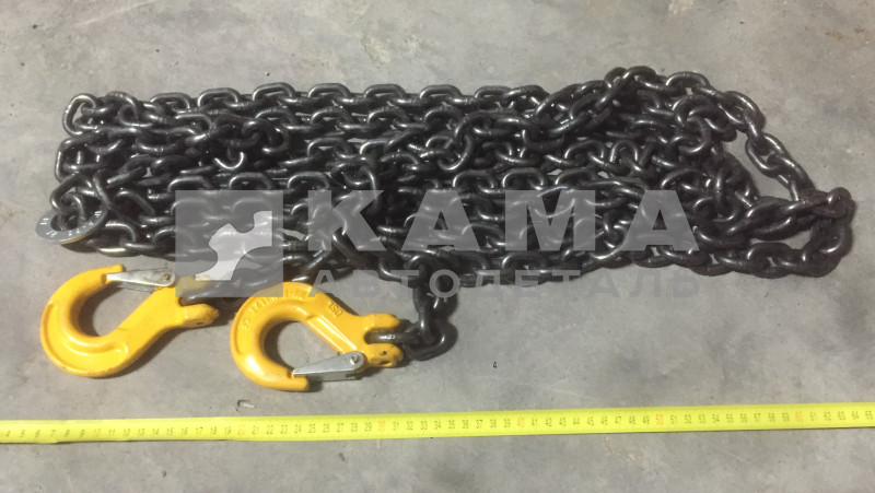 стяжка груза цепь с 2-мя крюками D-8 мм., 6м, 2-8т. (1СЦ 2,0) мал.