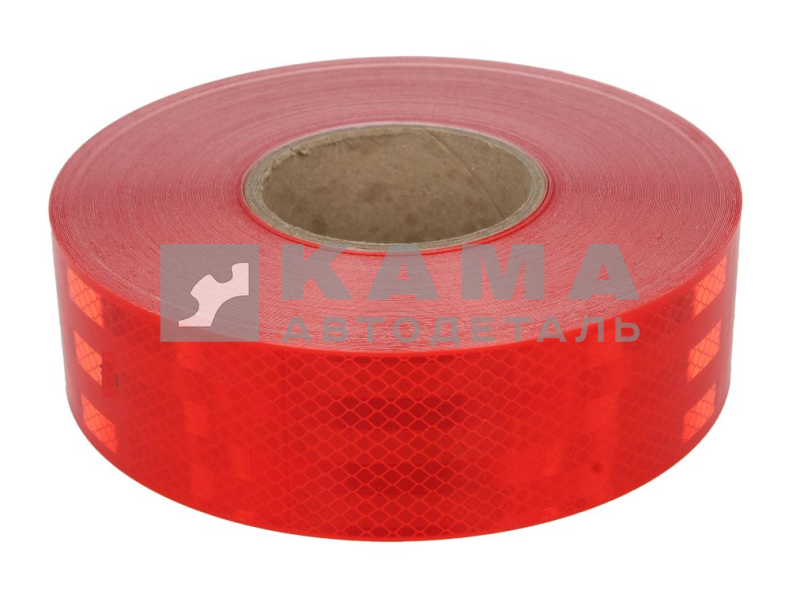 лента светоотражающая Красная (рулон 50м)