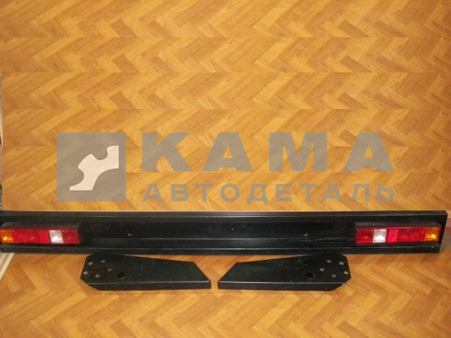 бампер ЕВРО задний "квадратный"+кронштейны 53215-2804010