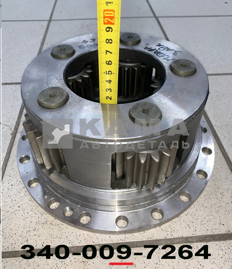 Картер колесного редуктора МАДАРА Зад./Сред + сателлиты в сборе 340-009-7264 (без "колокола")