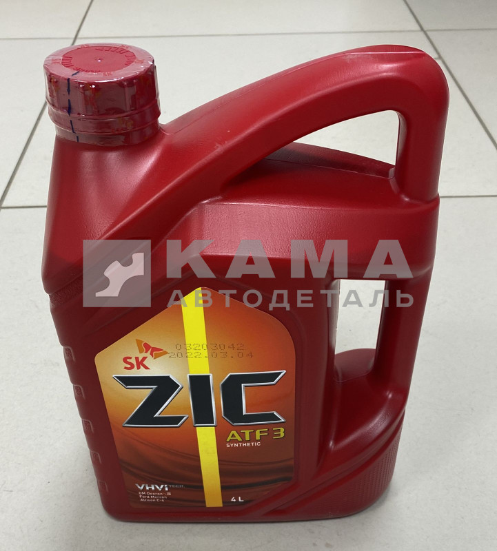 масло трансмисс. "ZIC ATF 3 DEXRON III" (4л.) Синтетик