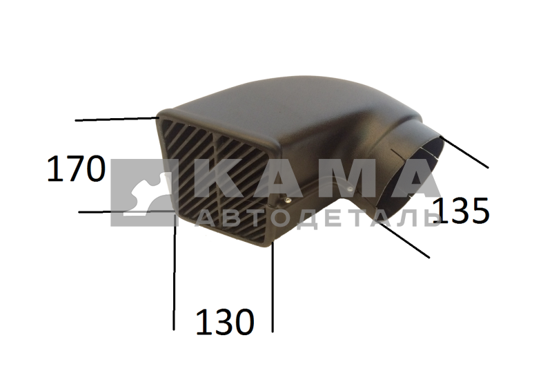 воздухозаборник (колпак пластмасс.) СТА-3297400