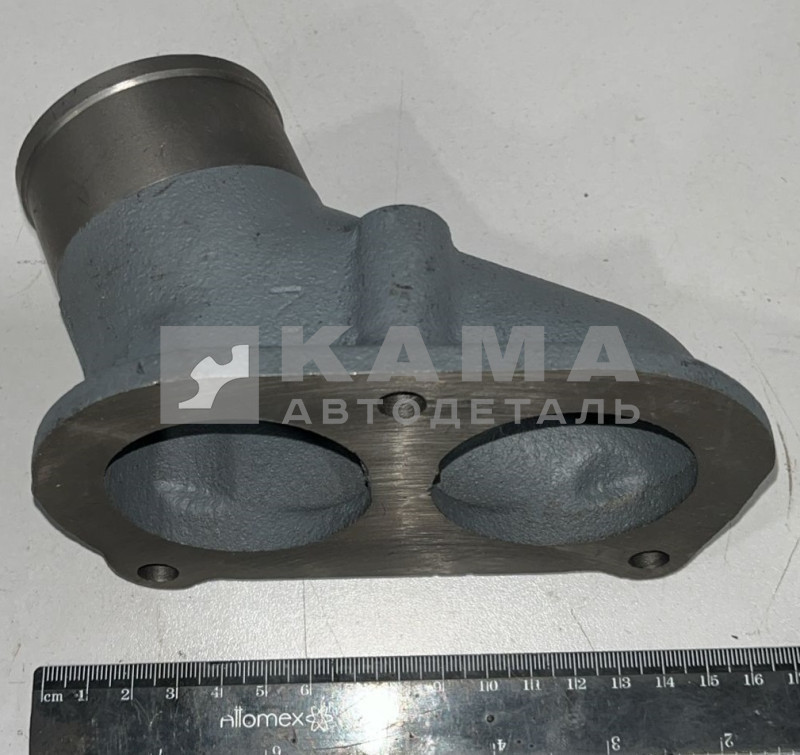 патрубок водяной коробки ЕВРО 7406.1303130-20 (чугун.)