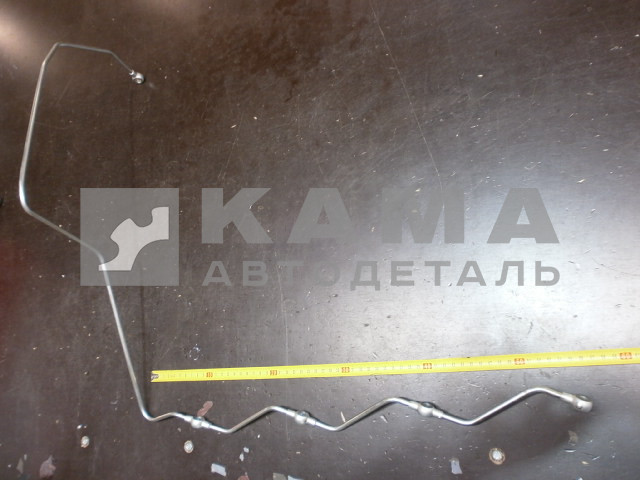 трубка топливная дренажки форсунок Евро-4;5 Длинная/Правая (ЗАВОД) 740.70-1104370 "common rail" (железная Толстая)