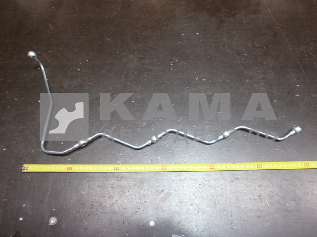 трубка топливная дренажки форсунок Евро-4;5 Короткая/Левая (ЗАВОД) 740.70-1104346 "common rail" (железная-Толстая)