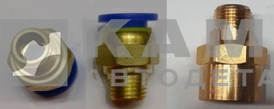 фитинг Металл. Прямой М10хД8 шаг-1 (45104-4720001-9085 / D6510 05-02-S (1/8))(Ю12)144.110