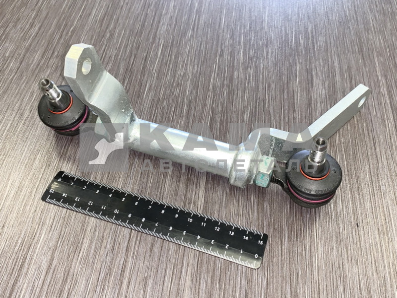 тяга кулисы КПП-ZF КАМАЗ 5490 в сборе с наконечниками A3742600037 (тяга задняя) (дв.Мерседес)