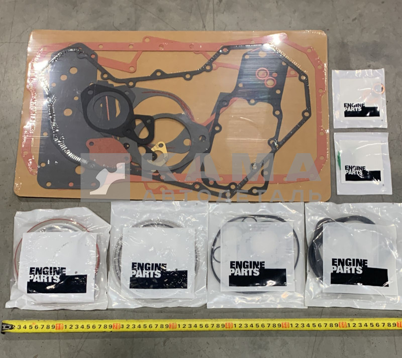 р/к прокладки ДВИГАТЕЛЯ КАММИНС "нижний" 3802375 4BT (V=3.9) эконом