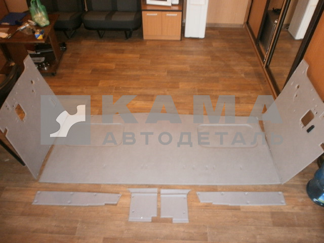 обшивка кабины формованная (к-т из 7-и задн стенка +боковины) со/спальн местом