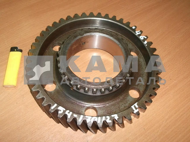 шестерня КПП вторич.вала 2-й передачи 154.1701127 (46з.) ЗАВОД