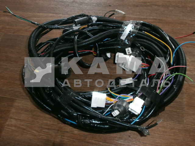 пучок проводов рамный 43118-3724045-30 левый ЕВРО-2 (круглые ЕВРО разъемы)