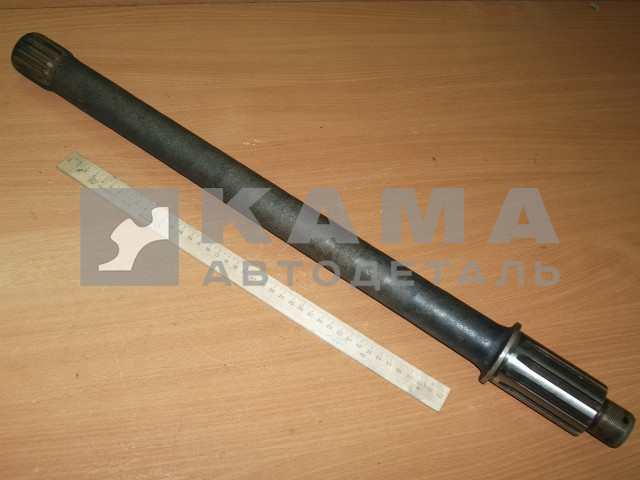 вал редуктора Среднего моста 5320-2502201 "ЗАВОД" (длинный)