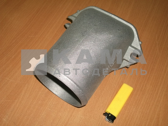 патрубок впуск сист подводящий (алюминиевый на интеркуллер) 53205-1170132 (короткий)