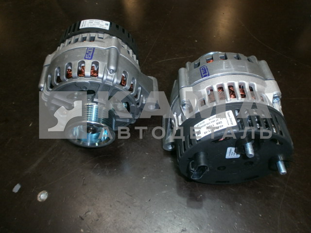 генератор 4542.3771-10 (6-ти руч.шкив, ЕвроФИШКА!!! )28V-110/125А "ПРАМОELTRA"(ан.0124655049)ЕВРО4