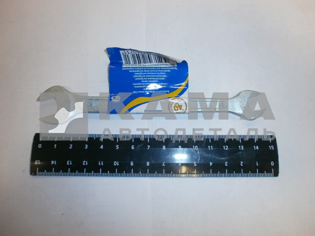 ключ рожковый 10х12 мм., цинк (КЗСМИ)// РОССИЯ (14342)