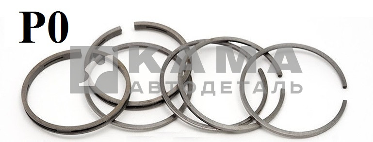 кольца поршневые 2-х цил. компрессора Р-0 "Украина" (к-т на два поршня 4+2) 5320-3509164/66