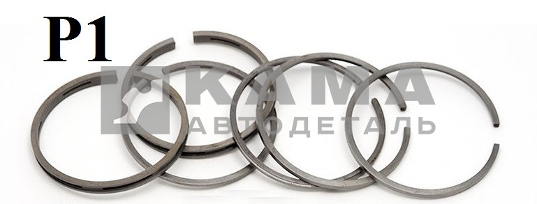 кольца поршневые 2-х цил. компрессора Р-1 "Украина" (к-т на два поршня 4+2) 5320-3509164/66