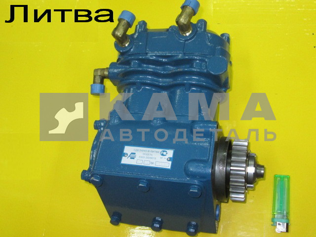 компрессор 2х цилиндровый 5320-3509015 ЗАВОД Литва (210л./мин."простой")