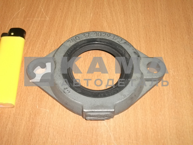 крышка (корпус) привода ТНВД-Евро, (сальника 45х60) "ПЛОСКАЯ" 740.37-1029172(170) (под прокладку, без резин. кольца)