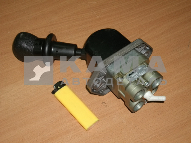 кран ручного (стояночного) тормоза ЕВРО WABCO 3 вывода. (9617.231.110) ОРИГИНАЛ