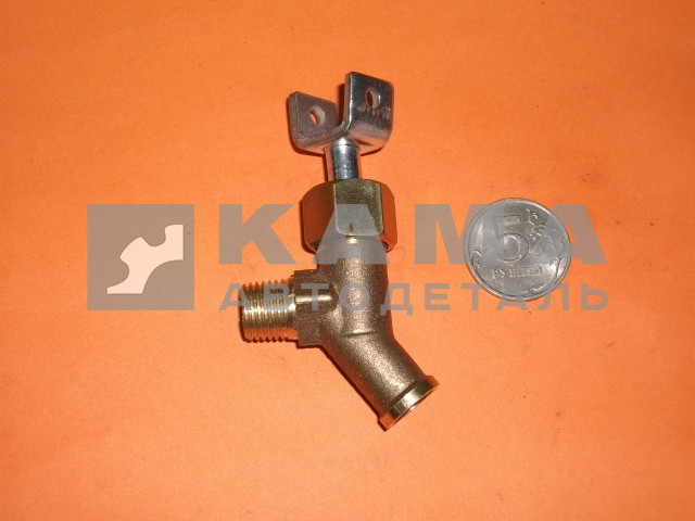 кран слива охл.жидк. с Блока двиг. (Китай) 5320-1305010 (резьба М14, ручка под спецкрючек)