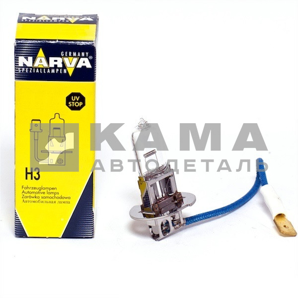 лампа Н-3 24х70 (противотум С проводом) "NARVA" (АКГ Н-3 24-70 Pk22s)