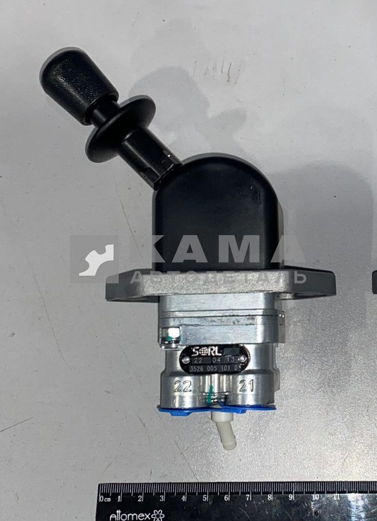 кран ручного (стояночного) тормоза ЕВРО SORL 3526 005 1010 (3 вывода)