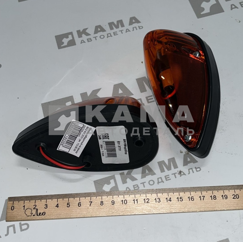 фонарь габаритный на крышу МАЗ 631.3731 (аналог 112.99.30 КАПЛЯ-утюг)