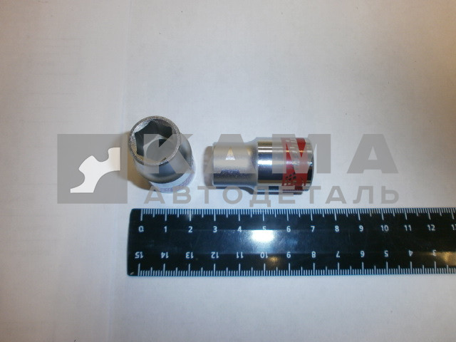 ключ-головка торцевая х12 мм, 6-гранная, CrV, под квадрат 1/2", хром// (13112/ф54512)