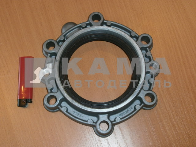 крышка РК 6522-1802027 (028) под-ка кардана от КПП (первич.вала, алюм. сальник 100х120)*