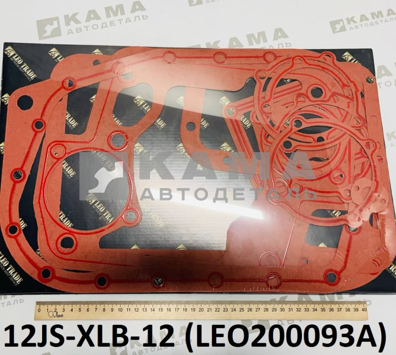 р/к (ремкомплект) прокладок КПП 12JS160T/200T паронит LEO200093A (12JS-XLB-12)