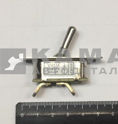 тумблер 2х позиционный В-45М (ан. 4602.3710) КЭП