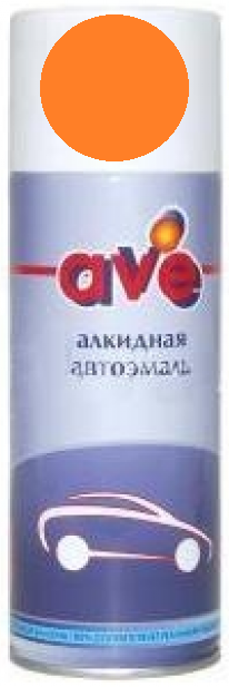 краска (спрей) ОРАНЖЕВАЯ 500 мл. 1025