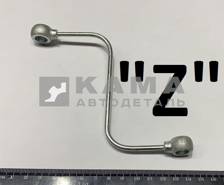 трубка ТНВД ЕВРО "БОШ" КОРРЕКТОРА-подвода воздуха (коротка, тонкая,"Z", ЗАВОД) 740.50-1111573-90