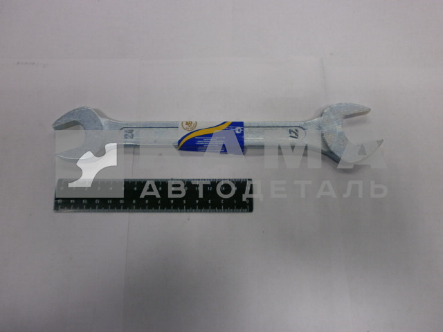 ключ рожковый 24х27 мм., цинк (КЗСМИ)// РОССИЯ (144775/7542427)