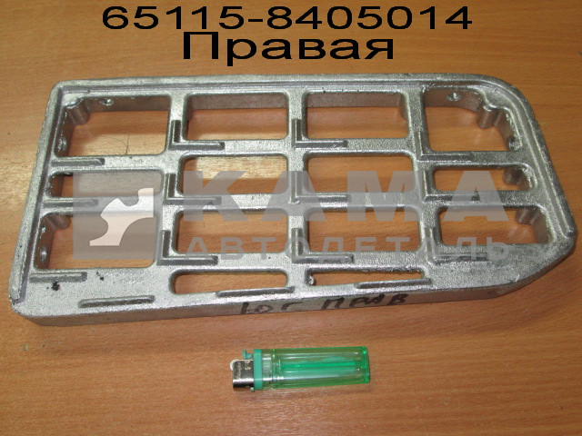 подножка кабины Евро 65115-8405014-01 верхняя ПРАВАЯ алюминиевая (эконом)