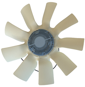 крыльчатка вентилятора Д715 "21-700"-В СБОРЕ С МУФТОЙ С ПРОВОДОМ,"Технотрон", без обечайки(КамАЗ-Е5) аналог 020006547